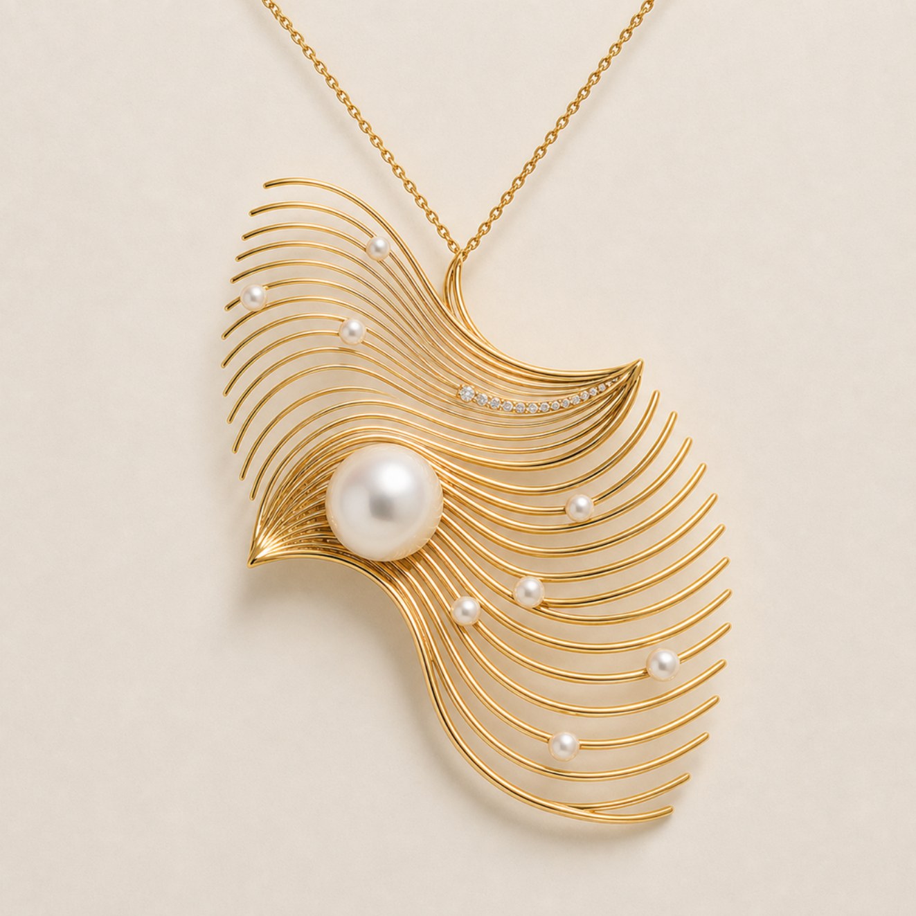 Ayat Pendant, Pearl Rain
